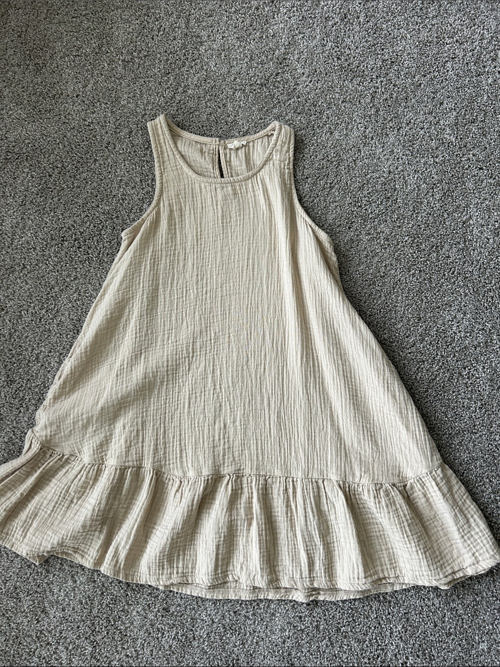 Women’s Cream Cotton Summer Dress